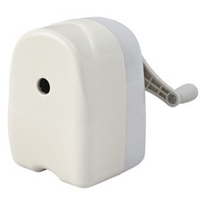 KUTSUWA STAD 兩用型削鉛筆機, 1個, 白色