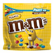 m&m's 花生巧克力派對包, 1包, 1.191kg