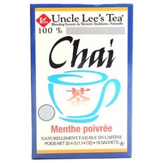 Uncle Lee's Tea 辣薄荷茶茶包, 18件, 1.8克