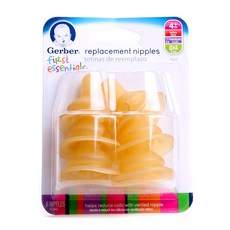 Gerber 嘉寶 替換奶瓶奶嘴, 6入, Medium階段(4個月以上)