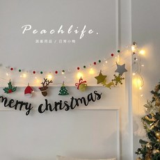 peachlife. 「台灣現貨」聖誕節佈置掛飾 聖誕氛圍掛燈 佈置燈串 聖誕牆貼 聖誕佈置 聖誕裝飾 聖誕吊飾 聖誕, 詳見包裝, 詳見包裝, 小鹿老人款(含燈串)