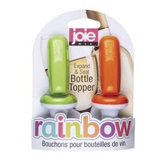 JOIE Expand&Sil彩虹酒瓶塞, 2入, 隨機出貨
