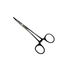 LS 鍍鈦止血鉗 - 釣魚專用工具，耐用防鏽，精準夾持, 鈦黑止血鉗, 1個