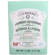 J.R. WATKINS 超強濃縮洗衣粉 無香味, 1包, 2.27kg