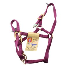 Hamilton Products 馬籠頭實心黃銅阿拉伯平均馬術裝備（僅限 360-500 公斤）, 1個, 葡萄酒