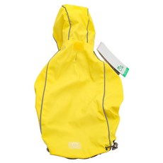 elasto-fit 雙面狗雨衣, 黃色的