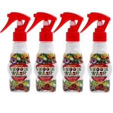 VEGGIE WASH 蔬菜水果清潔劑, 4個, 73ml