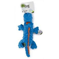 go dog Chew Guard Gator's Dog 毛絨玩具 L, 1個, 藍色