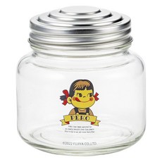 FUJIYA 不二家 Peko 復古玻璃罐, 1個