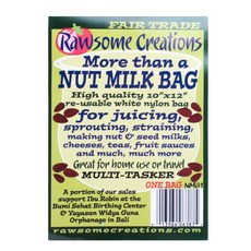 Rushum Creation Endurance 尼龍堅果奶袋 棉布, 1個