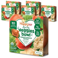 HAPPY TOT 蔬菜餛飩 128g, 6入, 乳酪菠菜餛飩口味