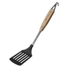 snow peak 雪諾必克 尼龍鍋鏟 CS-216, 1個, 木色+銀色+黑色