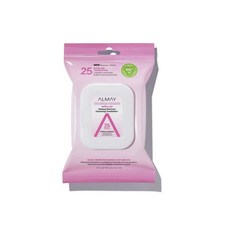 ALMAY 可生物降解膠束卸妝潔面紙, 1個, 25入