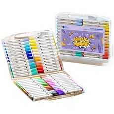 ENMY 48色丙烯馬克筆 兒童彩色筆套裝, 1套, 1組