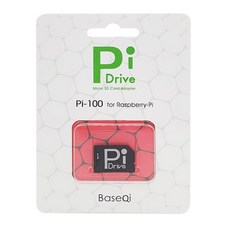 BaseQi PI-100 樹莓派 microSD 轉 SD 隱藏式 儲存擴容卡套