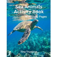 (英文圖書)Sea Animals Activity Book 平裝版, Independently Published, 英文
