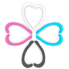 【200對】EM01舒適款減壓口罩護耳套(顏色隨機出貨) - 舒適減壓，告別耳朵疼痛, 1套