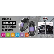 MK-POWER 電焊面罩 MK-336, 1個, Black