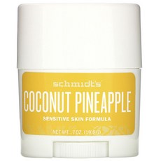 Schmidt's Naturals 敏感肌膚配方椰子菠蘿, 1個, 19.8克