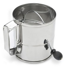 FOX RUN 半自動雙層麵粉篩, 1入