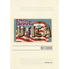 (英文圖書) Vintage Lined Notebook Greetings from Utica New York 平裝版, Found Image Press, 英文