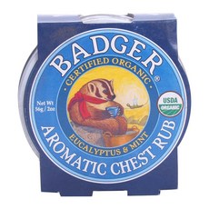 BADGER 桉樹和薄荷乳膏, 1個, 56克