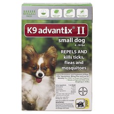 BAYER 拜耳 K9 Advantix II 小型犬防蟲（1.8~4.1kg）, 6個
