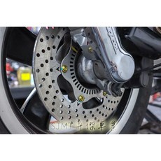 SJMT昇傑 Proti Vespa GTS300 衝刺 春天 鈦合金碟盤螺絲, 鈦金色