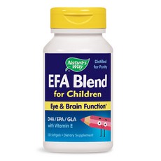 Nature's Way 然萃維 孩童用EFA&維他命E軟膠囊, 120顆, 1罐