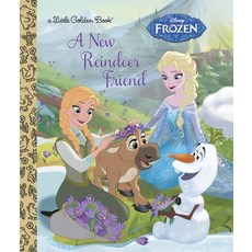 (英文圖書)A New Reindeer Friend (Disney Frozen) 精裝版, Golden/Disney, 英文