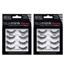 ARDELL 四隻貂皮睫毛假睫毛, 8件, 黑色的