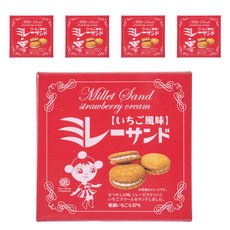 MonPlaisir 夾心小圓餅 草莓口味 6包入, 5個