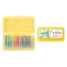 雄獅 CY-301 可水洗塗鴉蠟筆(外盒顏色隨機), 詳見包裝, 12