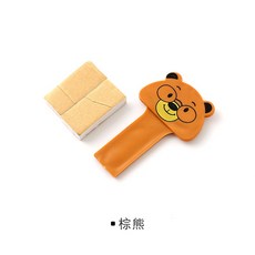 喵的咧選物 可愛動物馬桶提蓋器 馬桶提蓋神器 掀蓋把手, 棕熊款