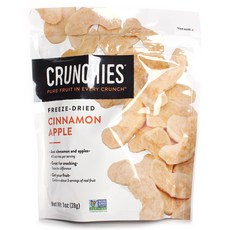CRUNCHIES 冷凍乾燥肉桂蘋果乾, 1包, 28g