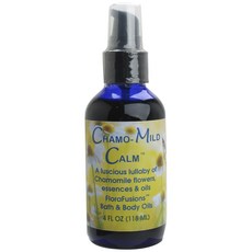 Flower Essence Services 迷彩溫和鎮靜沐浴和身體油, 1個, 118ml