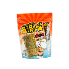 南海豐【真涮嘴 麻不辣脆烤厚片海苔】小包裝 / 厚片口感 / 慢火細烤 / 電影聚會必備 / 涮嘴好吃, 15g, 1個