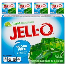 JELL-O 果凍粉 檸檬味 無糖, 17g, 5盒