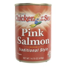 Chicken of the Sea 鮭魚罐頭, 1個, 418克