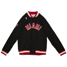 mitchell & ness 邁阿密熱火隊Authentic Warm Up運動夾克