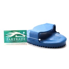 PARTRADE 馬咖哩梳橡膠馬術用品, 1個, 藍色