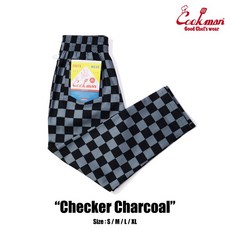 CABRON COOKMAN Chef Pants Checker Charcoal 231-31809