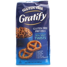 GRATIFY 無麩質海鹽椒鹽蝴蝶餅, 1袋, 400g