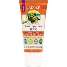 BADGER 孩童防曬霜 橘子香草味, 1組, 87ml