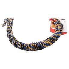 MAMMOTH Snakebiter Toss Tug Floss 狗繩玩具, 1個, 混色
