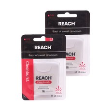 REACH 麗奇 盒裝牙線 肉桂蠟, 2個, 1入