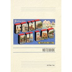(英文圖書) Vintage Lined Notebook Greetings from Fond du Lac Wisconsin 平裝版, Found Image Press, 英文