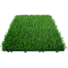 卡扣式拼接草皮地板, 綠色, 1個