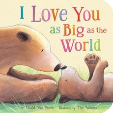 (英文圖書)I Love You as Big as the World Board Books, Tiger Tales, 英文, 硬頁書