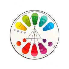 汶采老人牌調色配色兩用轉盤，色彩搭配神器，輕鬆調色，激發無限創意, 詳見包裝